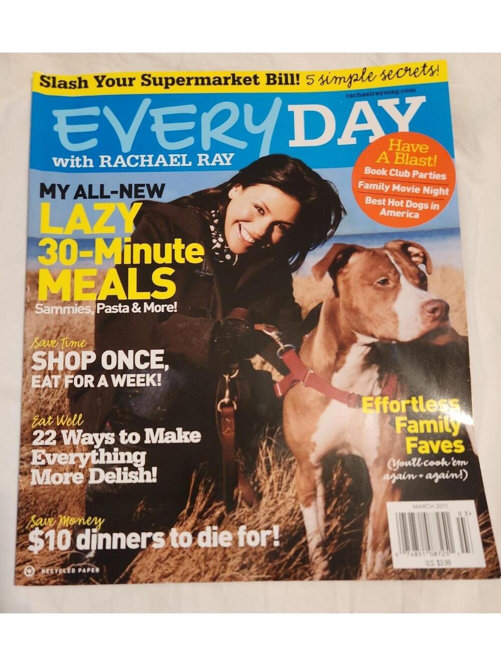 Everyday With Rachael Ray Magazine  March 2011 Spring